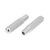 Benz C E S Class 4 Pcs Silver Tone Bolt-On Door Lock Knobs (2000-2023)