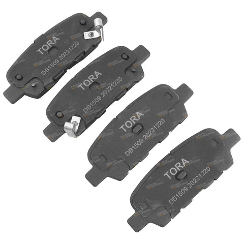 Dualis J10 Wagon 2x Left / Right Rear Disc Brake Pads (2007-2016)