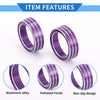 Honda Civic (2016-2021) 5 Pcs Purple Engine Start Speaker Knob Cover Ring