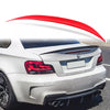 BMW E82 Coupe 1M (2008-2013) - Crimson Red Rear Boot Spoiler