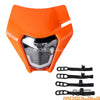 KTM EXC 250 350 450 500 Universal Orange Headlight LED Light (2017-2023)