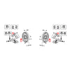 Toyota Hilux 1978-1983 Front Wheel Brake Cylinder Set