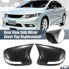 Honda Civic Rearview Mirror Cover Overlay Carbon Fiber (2012-2015)