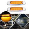 Trailer Amber 12 LED Sealed Side Marker Clearance Lights