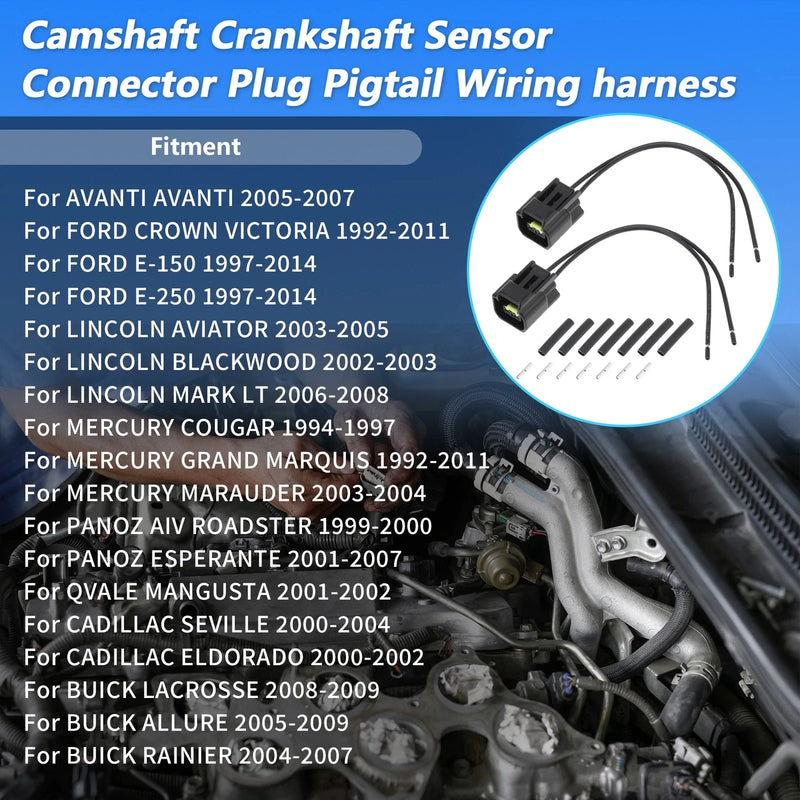 Ford Camshaft Position Sensor Connector Pigtail Wiring Harness