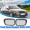 BMW 525i 530i Diamond Star Black Front Hood Bumper Grille (1997-2003)