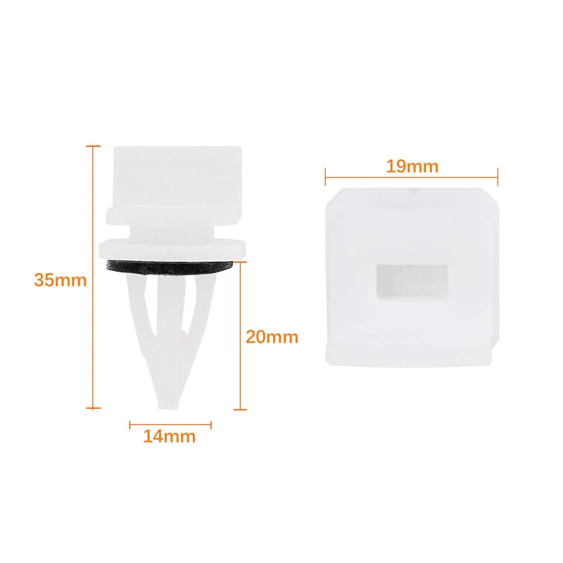 Honda Acura 20 x Plastic Rivet Bumper Fastener Clips (2000-2023)