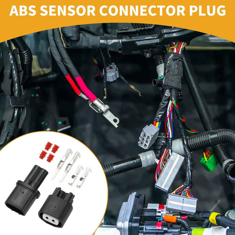 Toyota 2 x ABS Sensor Connector Plug Male Female Wire Terminal