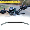 Motorcycle Motorbike Balance Bar 0.39" 10mm Titanium Tone