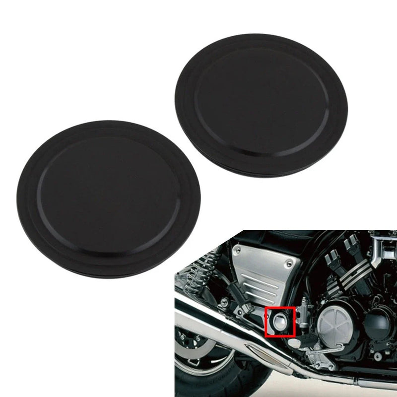 Yamaha VMAX 1200 Black Frame Hole Plug Cap Cover (1985-2007)