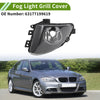BMW 535i Clear Black 1 Pc Left Fog Light Grill (2010 - 2017)
