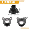 BMW 1 2 3 4 5 Series Coolant Port Flange Fitting w/ O-ring Clamp (2006-2023)