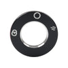 Vespa LX LXV S ET4 GTS GTV Black Ignition Switch Lock Trim Ring Cover (2006-2023)