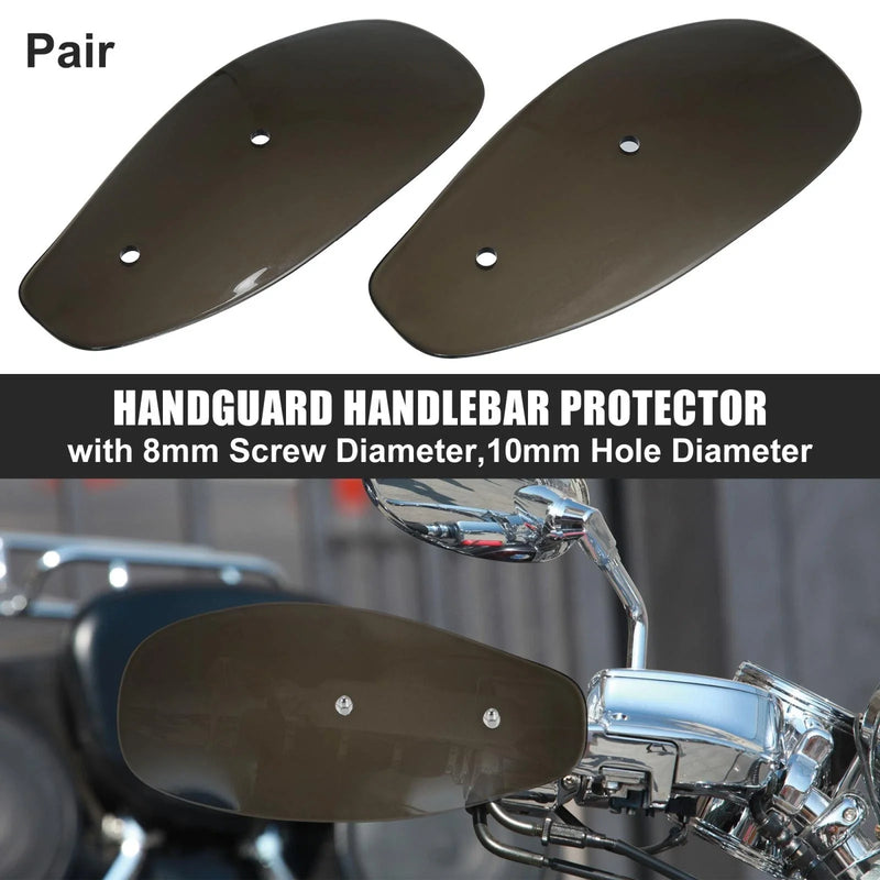 Harley Honda Pair 2 x Handlebar Handguards Protector