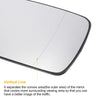 BMW 3 Series E30-E36 Right Side White Glass Mirror W/ Back Heated