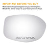 Honda Odyssey Right Side Heated White Mirror Glass (2014-2017)