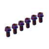 Motorcycle Bike 6pcs M8x40mm Titanium Torx Head Flange Bolts