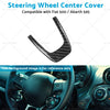 Fiat 500 Abarth 09-19 Black Carbon Fiber Steering Wheel Cover