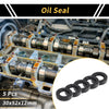 Make Model Oil Seal 5 Pcs 30x52x12mm NBR Rubber Rotary Shaft Seal