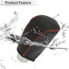 Toyota Corolla Black Brown Faux Leather Gear Shift Knob Cover (2009-2013)