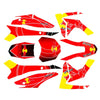 CRF110 CRF 110 Fairing Dirt Bike 3M Red Decal Graphics Sticker Kit