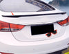 2011-2016 Hyundai Elantra Sedan Glossy Black Rear Trunk Spoiler (2011-2016)