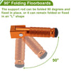 Honda, Suzuki, Yamaha - Rear Brake Pedal - Orange Motorcycle Foot Pegs