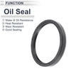 Make Model Oil Seal Rotary Shaft Seal Nitrile Rubber 95x110x13mm Black 5 Pcs
