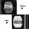 BMW F40 F45 G20, Benz C-Class, Maserati Silver Car Door Lock Protective Cover