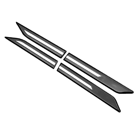 4 x Stainless Steel Car Side Door Fender Sticker Trim