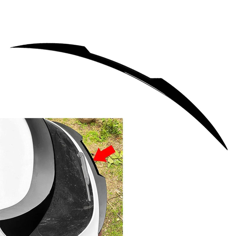 Alfa Romeo Stelvio Glossy Black Rear Trunk Middle Spoiler Wing (2017-2024)