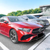 Mercedes Benz A Class W177 Gloss Black Front Bumper Spoiler Lip (2023)