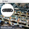 Car Oil Seal 40x90x12mm Seal Rotary Shaft Nitrile Rubber 5 Pcs