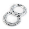 Harley Road Street Tri Glide Chrome Rear Speaker Accent Cover Trim (2009-2023)