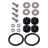 4x Black JDM Aluminum Quick Release Bumper Fasteners