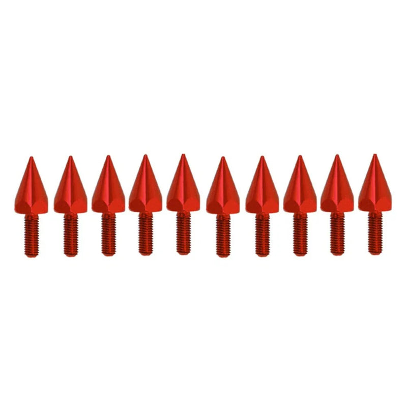Motorcycle 10Pcs Red Windshield Screws & 5MM Bolts