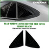 Benz GLC C253 2 x Gloss Black Rear Side Window Louvers (2016-2022)