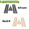 Chevy Captiva (2006-2015) Carbon Fiber Black 6 x Pillar Window Trim