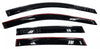 Honda CR-V 4 x Chrome Door Visor Monsoonss (2007-2011)