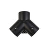 Heater 75mm Y Branch Duct Splitter Outlet Connector with Regulator Valve