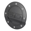 Ford Mustang Carbon Fiber Pattern Gas Door Cap Fuel Tank Cover (2015-2020)