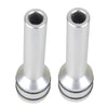 Car Interior - 49mm 4 x Aluminium Door Latch Pin Covers (Fits Various Models)
