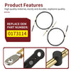 Johnson Evinrude OMC BRP 2 x Pcs Throttle Shift Remote Cable (1979–1994)