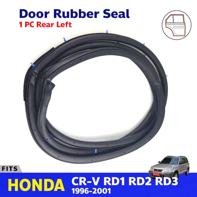 Door Rubber Seal Weatherstrip Rear LH Fits Honda CR-V 4D Sport Utility 1996-01