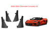 2020-2024 Chevrolet Corvette C8 Carbon Fiber Look Mud Flaps (2020-2024)