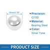 Ball Bearing 35mm Steel G100 Precision Silver Tone 1 Pc