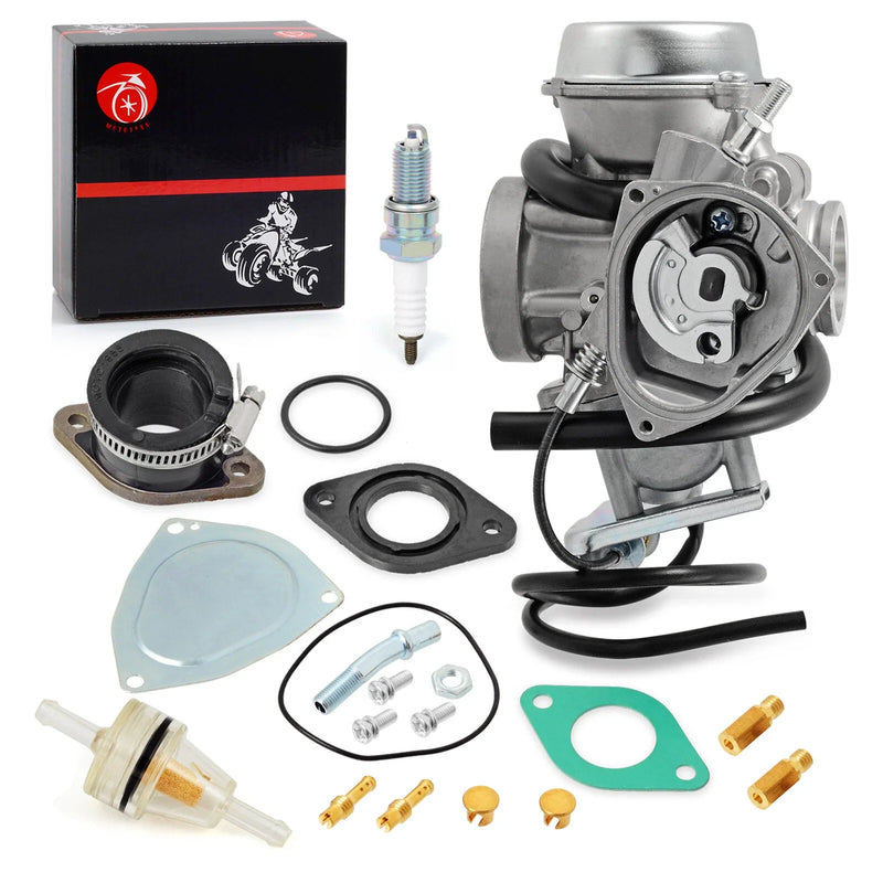 Suzuki Quadsport Z250 LTZ250 Carburetor w/ INTAKE PIPE 2x4 (2004–2009)
