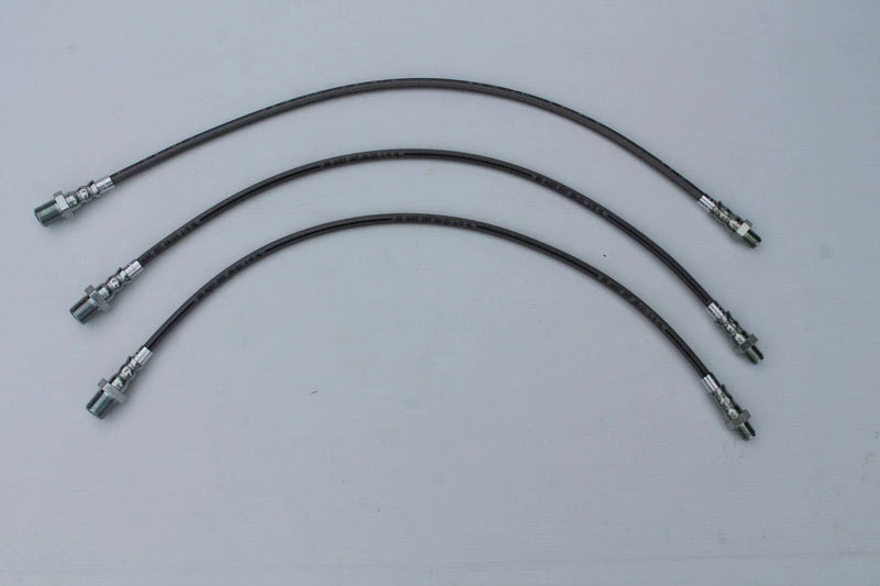 Dodge D5N-200 & 300 Series Braided Brake Hose Set (3)
