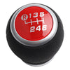 BRZ Manual Gear Shift Knob Red Direct Replacement (2013–2020)