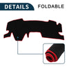 TOYOTA Yaris Cross (2023) - Black Red 1 Set Dashboard Cover Mat